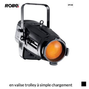 Robe Robin T11 Fresnel, RGBAL, 2700K-8000K en valise trolley à simple chargement, noir
