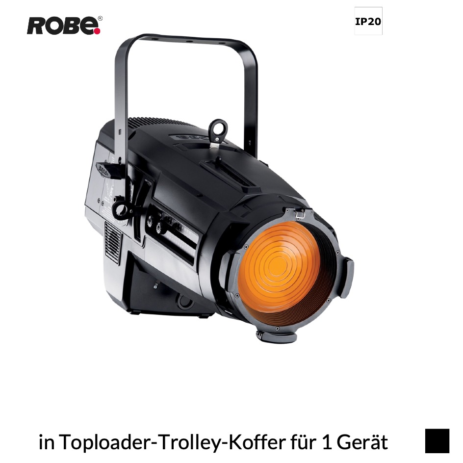 Robe Robin T11 Fresnel, RGBAL, 2700K-8000K in Toploader-Trolley-Koffer für 1 Gerät, schwarz