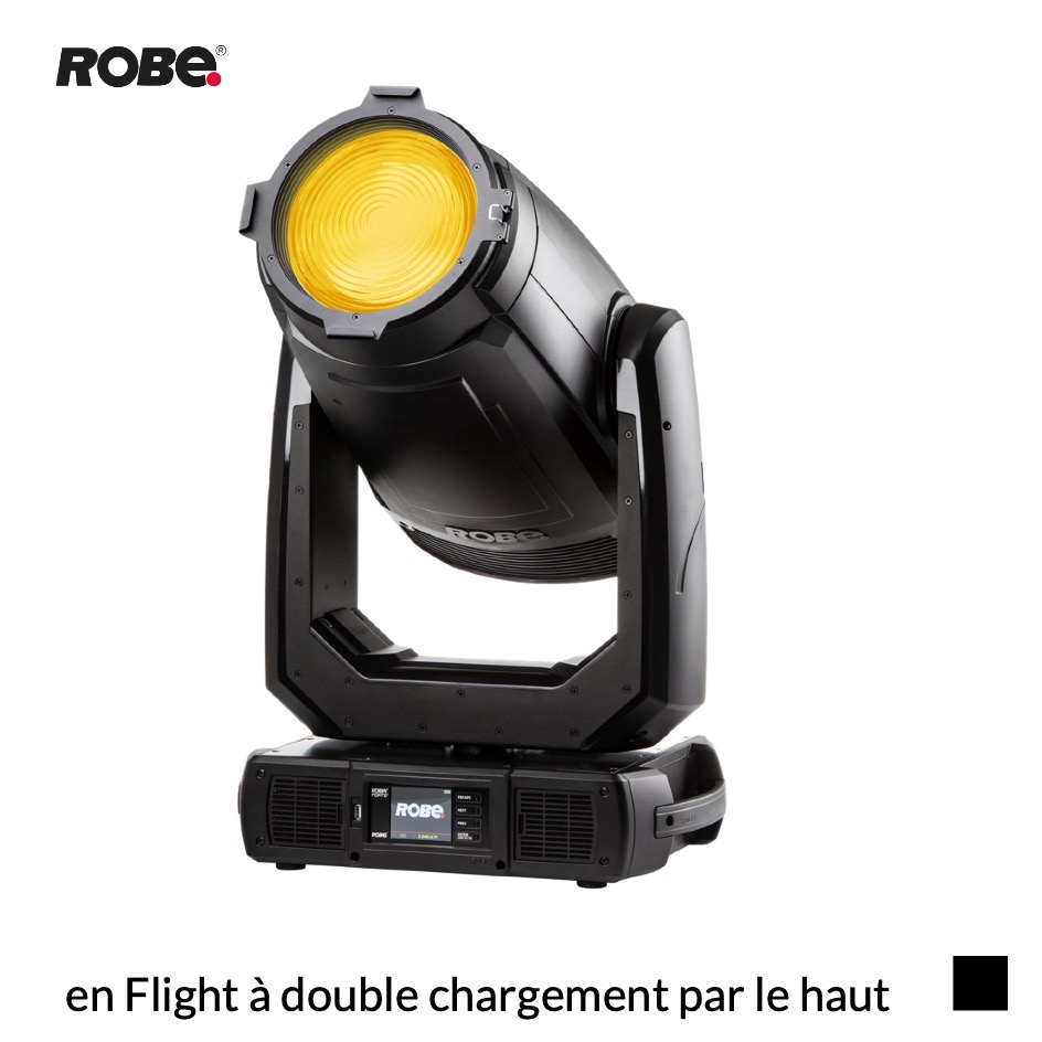 Robe Robin FORTE Fresnel EP en Flight à double chargement par le haut, noir