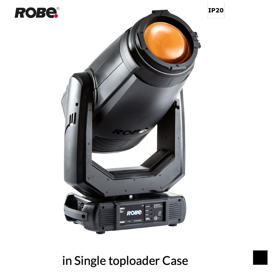 Robe Robin T1 PC, RGBAL, 2700K-8000K in Single toploader Case, black