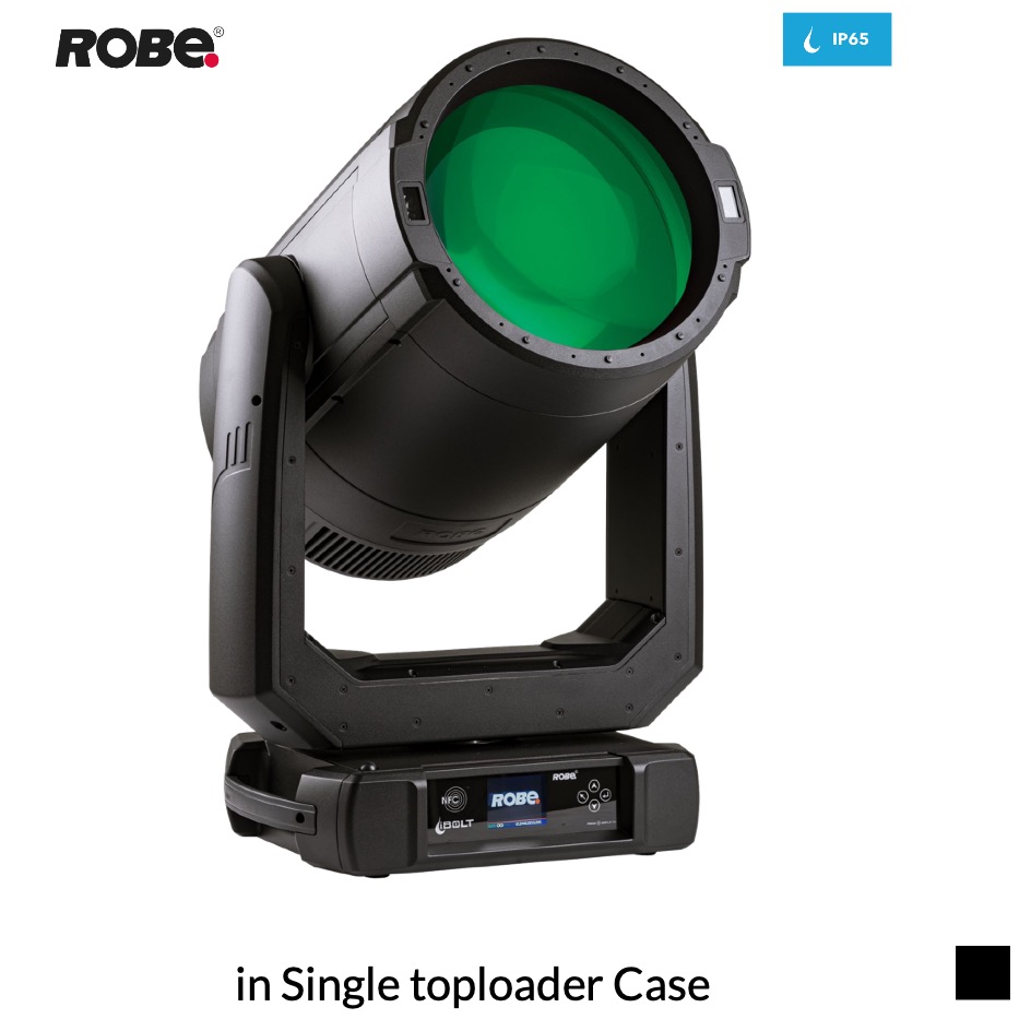 Robe Robin iBOLT CRMX™ EP, 10000K in Single toploader Case, black