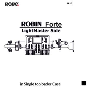 Robe Robin FORTE LightMaster Side Kit SET in Single toploader Case, black