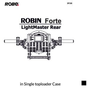 Robe Robin FORTE LightMaster REAR Kit Set in Single toploader Case, black