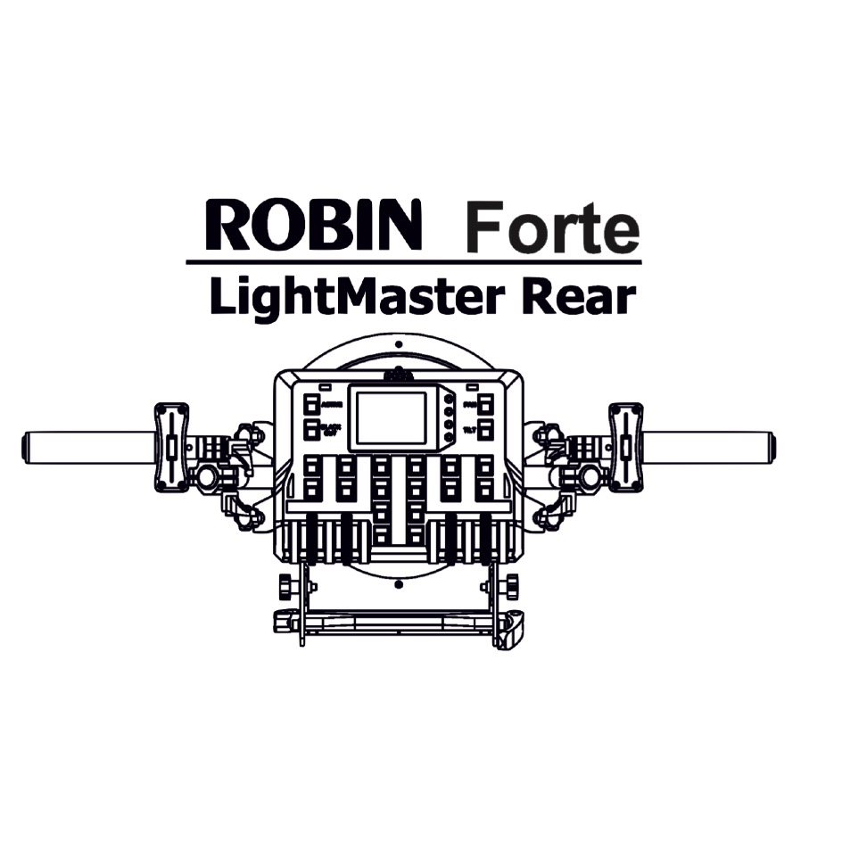 Robe Robin FORTE LightMaster REAR Kit Set in Toploader Case für 1 Gerät, schwarz – Bild 2