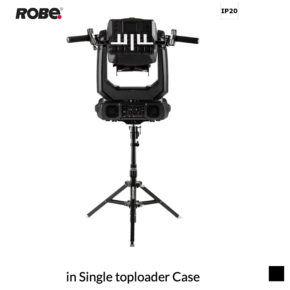 Robe Robin T2 LightMaster REAR Kit Set in Single toploader Case, black