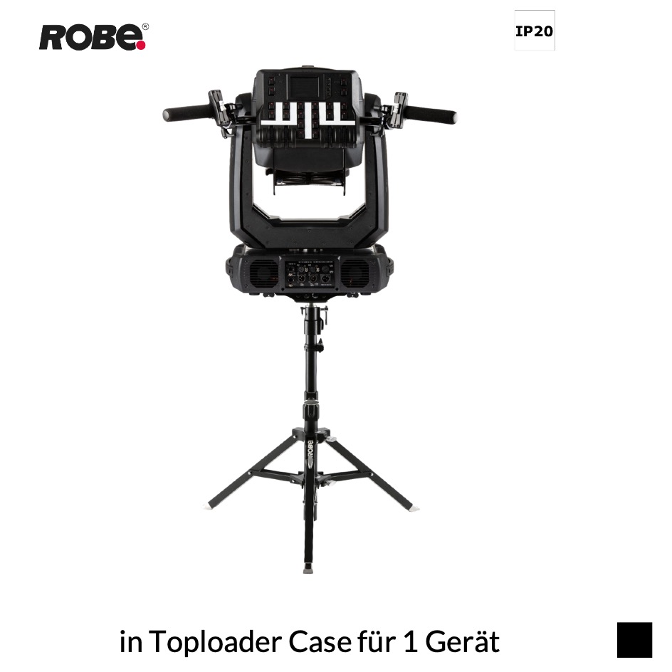 Robe Robin T2 LightMaster REAR Kit Set in Toploader Case für 1 Gerät, schwarz