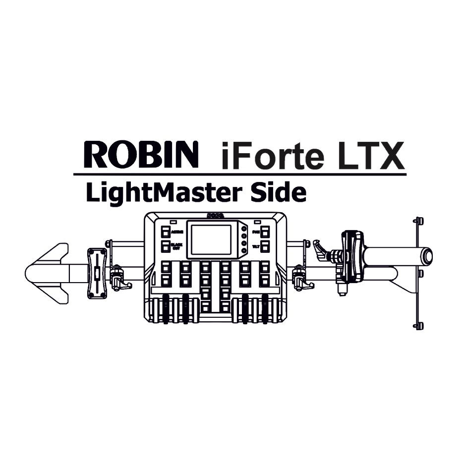Robe Robin iFORTE LTX LightMaster SIDE Kit Set in Toploader Case für 1 Gerät, schwarz – Bild 2
