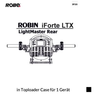 Robe Robin iFORTE LTX LightMaster REAR Kit Set in Toploader Case für 1 Gerät, schwarz