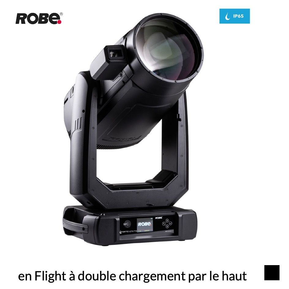 Robe Robin iFORTE LTX FS CRMX™ EP, 6700K en Flight à double chargement par le haut, noir