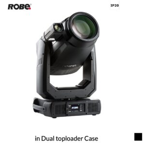 Robe Robin T2 Profile FS CRMX™ EP, RGBAL, 2700K-8000K in Dual toploader Case, black
