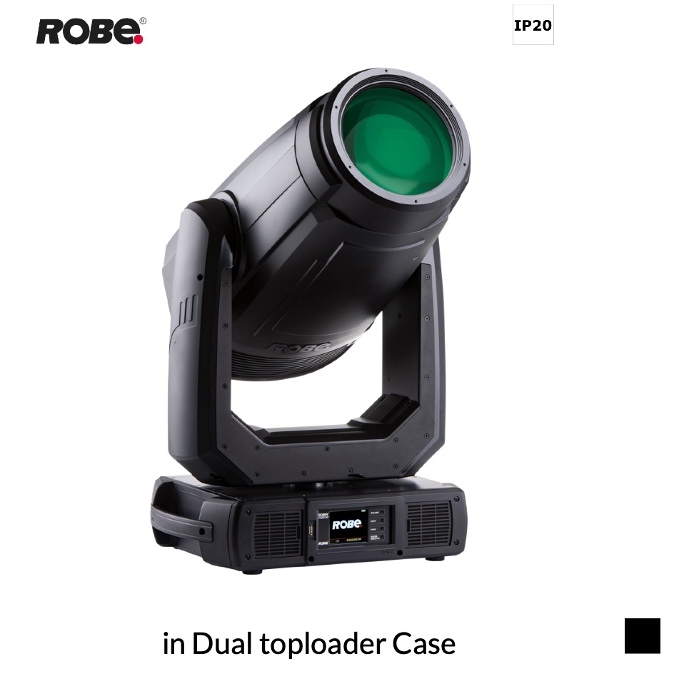 Robe Robin FORTE CRMX™ EP in Dual toploader Case, black