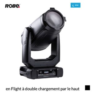 Robe Robin iFORTE Fresnel  CRMX™ EP, 6700K en Flight à double chargement par le haut, noir