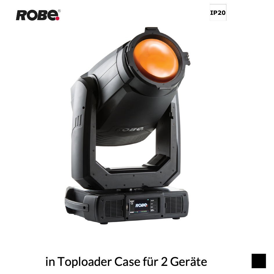 Robe Robin T2 PC EP, RGBAL, 2700K-8000K in Toploader Case für 2 Geräte, schwarz