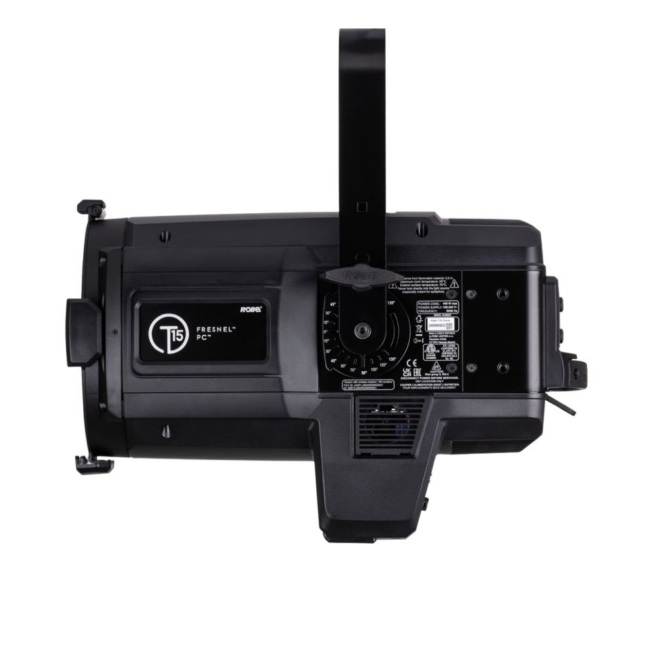 Robe Robin T15 Fresnel 24-47, RGBAL, 2700K-8000K en Flight à double chargement par le haut, noir – Image 5