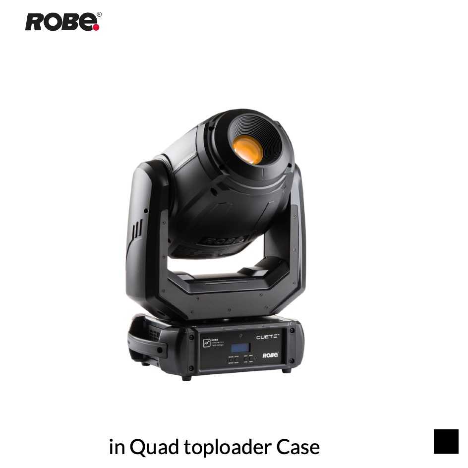 Robe Robin CUETE, 6700K in Quad toploader Case, black