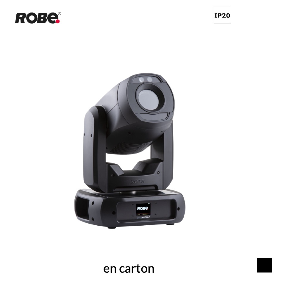 Robe Robin ProMotion ADM CRMX™, RGB, 3200K-9500K en carton, noir