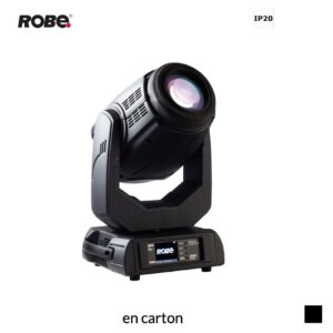 Robe Robin Pointe, 7000K en carton, noir