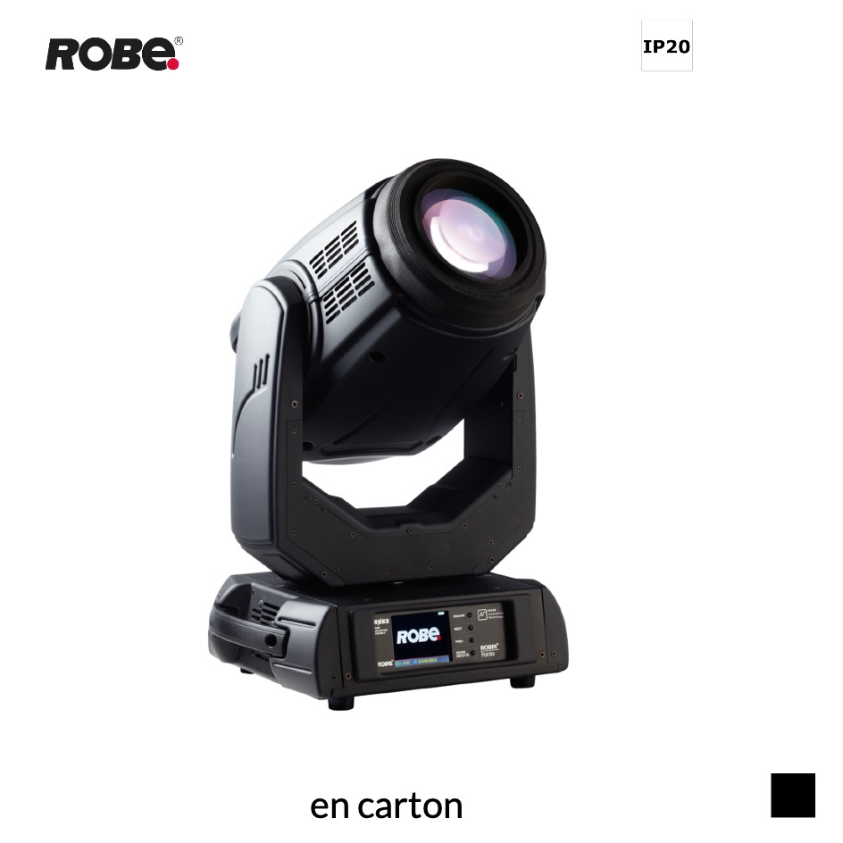 Robe Robin Pointe CRMX™, 7000K en carton, noir