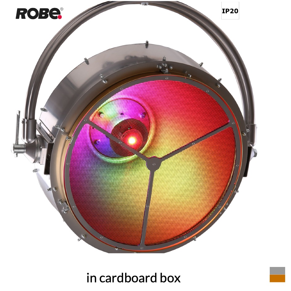 Robe PATT 2017, RGBW, 2700K-8000K in cardboard box, silver-gold brown