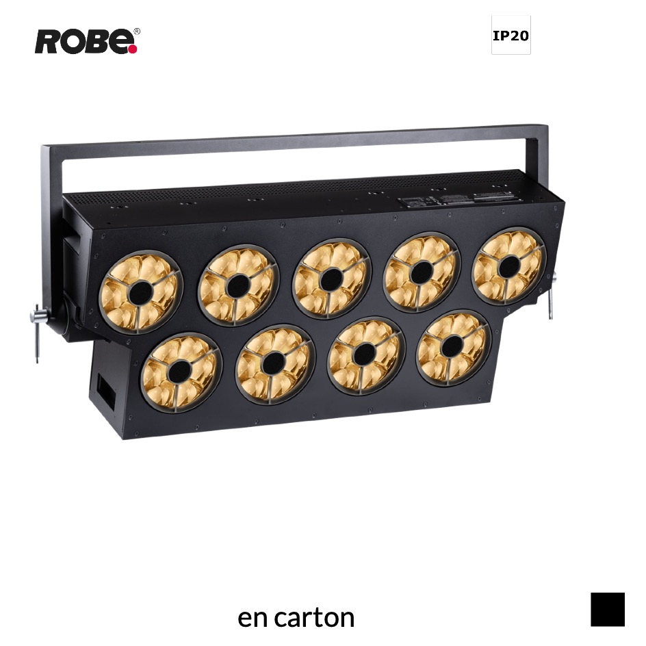 Robe SVOPATT avec Driver, RGBW+StrobeLED, 1700K-20000K en carton, noir
