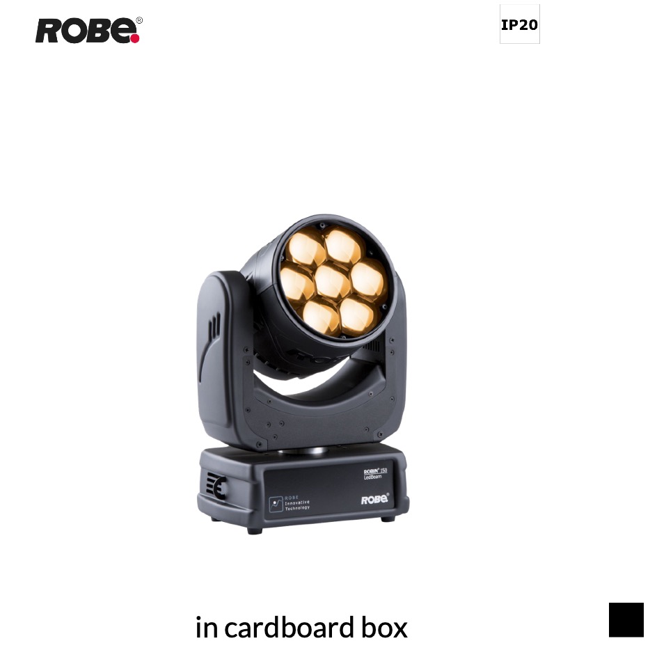 Robe Robin LEDBeam 150 FWQ, RGBA, 2700K-8000K in cardboard box, black