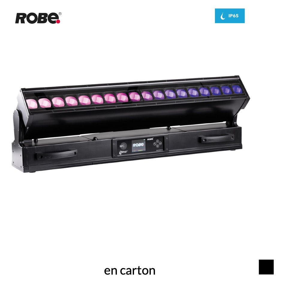 Robe Robin iTetra2 CRMX™ EP, RGBW, 2700K-8000K en carton, noir