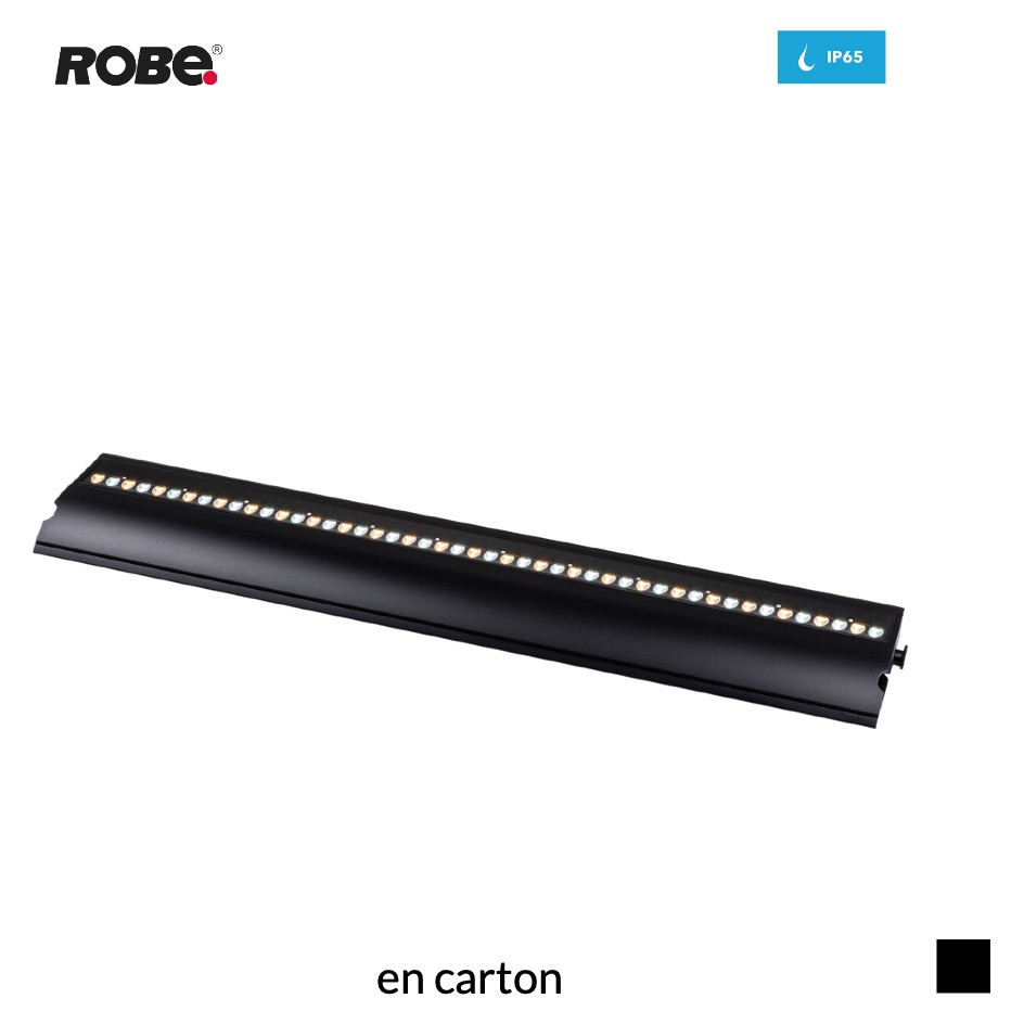 Robe Robin Footsie2 Slim CRMX™, RGBCW, 2700K-8000K en carton, noir
