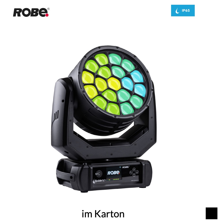 Robe Robin iSpiiderX CRMX™ EP im Karton, schwarz