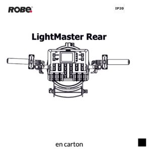 Robe Robin BMFL LightMaster REAR Kit Set en carton, noir