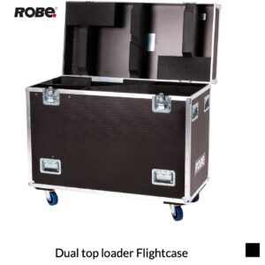 Robe PATT 2013 Dual top loader Flightcase, black