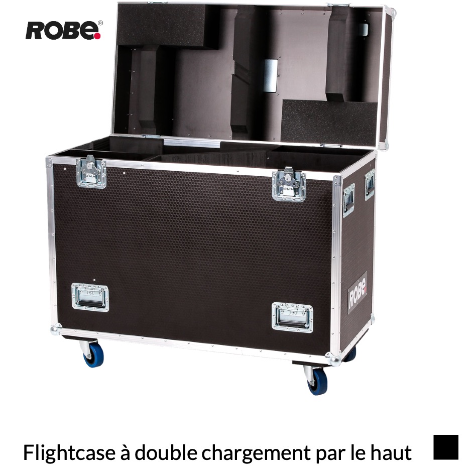 Robe PATT 2013 Flightcase à double chargement par le haut, noir