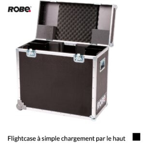 Robe PATT 2013 Flightcase à simple chargement par le haut, noir