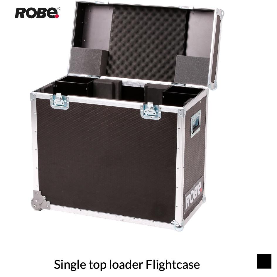 Robe PATT 2013 Single top loader Flightcase, black
