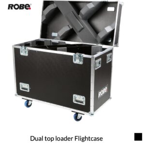 Robe PATT 2017 Dual top loader Flightcase, black