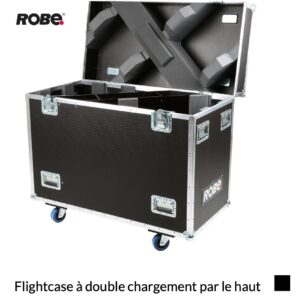 Robe PATT 2017 Flightcase à double chargement par le haut, noir