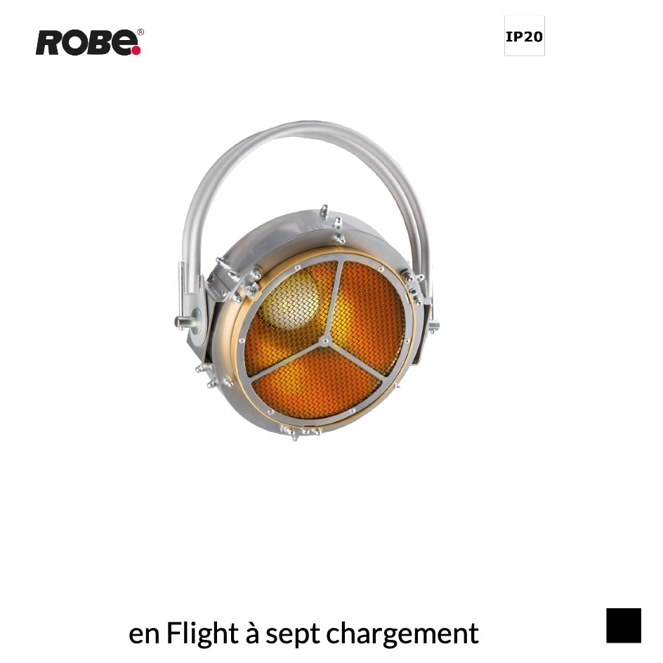 Robe onePATT, RGBW, 2700K-8000K en Flight à sept chargement, noir