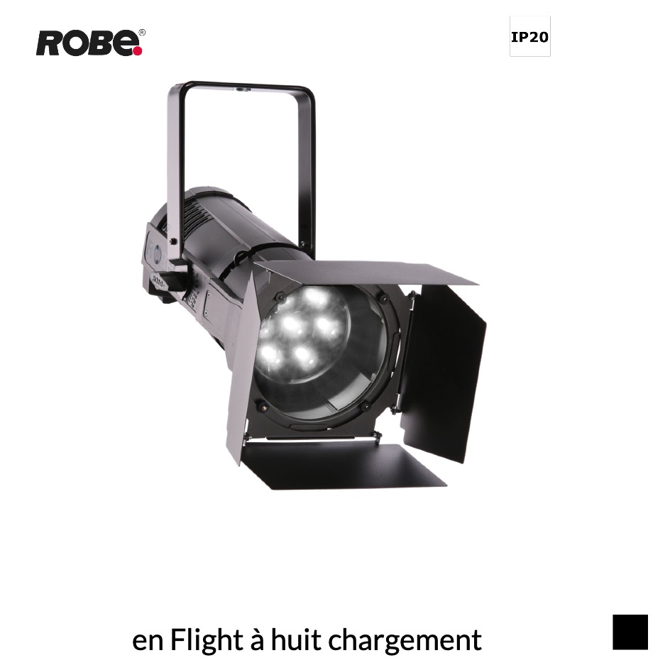Robe Robin ParFect 150, RGBW, 2700K-8000K en Flight à huit chargement, noir