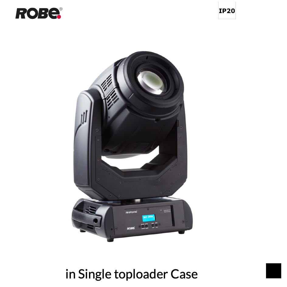 Robe Robin miniPointe, 8000K in Single toploader Case, black