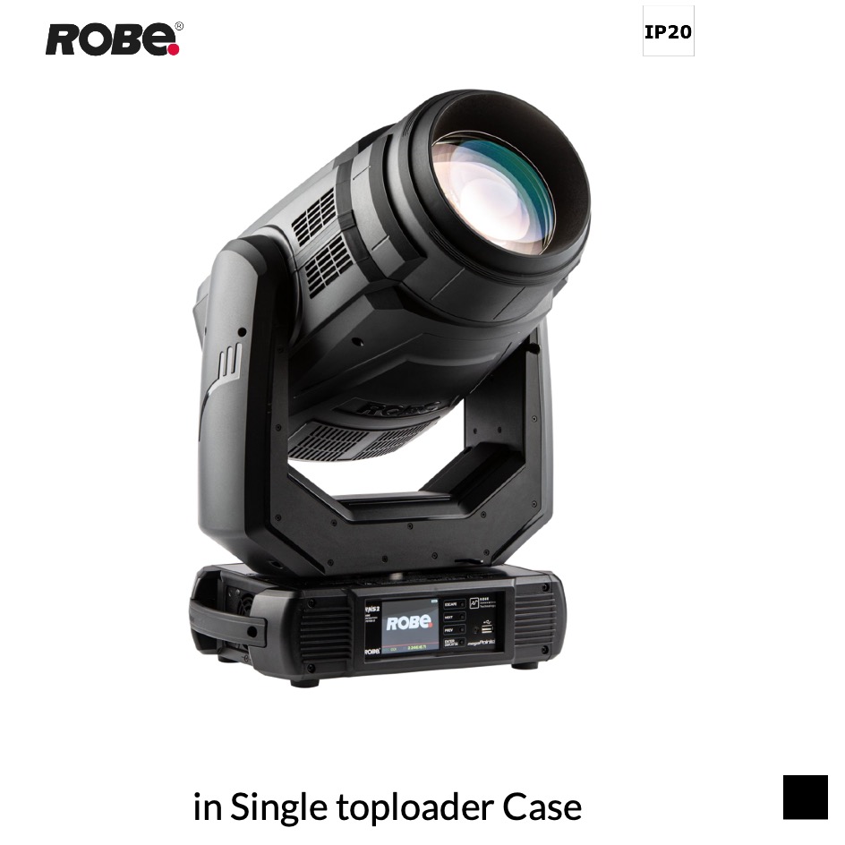 Robe Robin MegaPointe CRMX™ / Horizontal, 6300K in Single toploader Case, black
