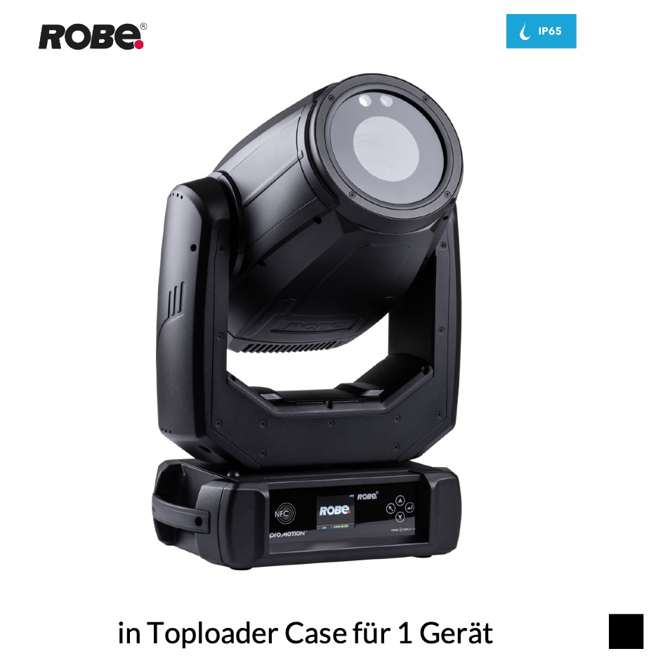 Robe Robin iProMotion CRMX™ EP Landscape 17°, RGB, 3200K-9500K in Toploader Case für 1 Gerät, schwarz