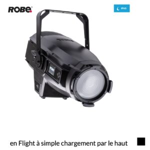 Robe Robin iT12 Fresnel CRMX™ EP, RGBAL, 2700K-8000K en Flight à simple chargement par le haut, noir