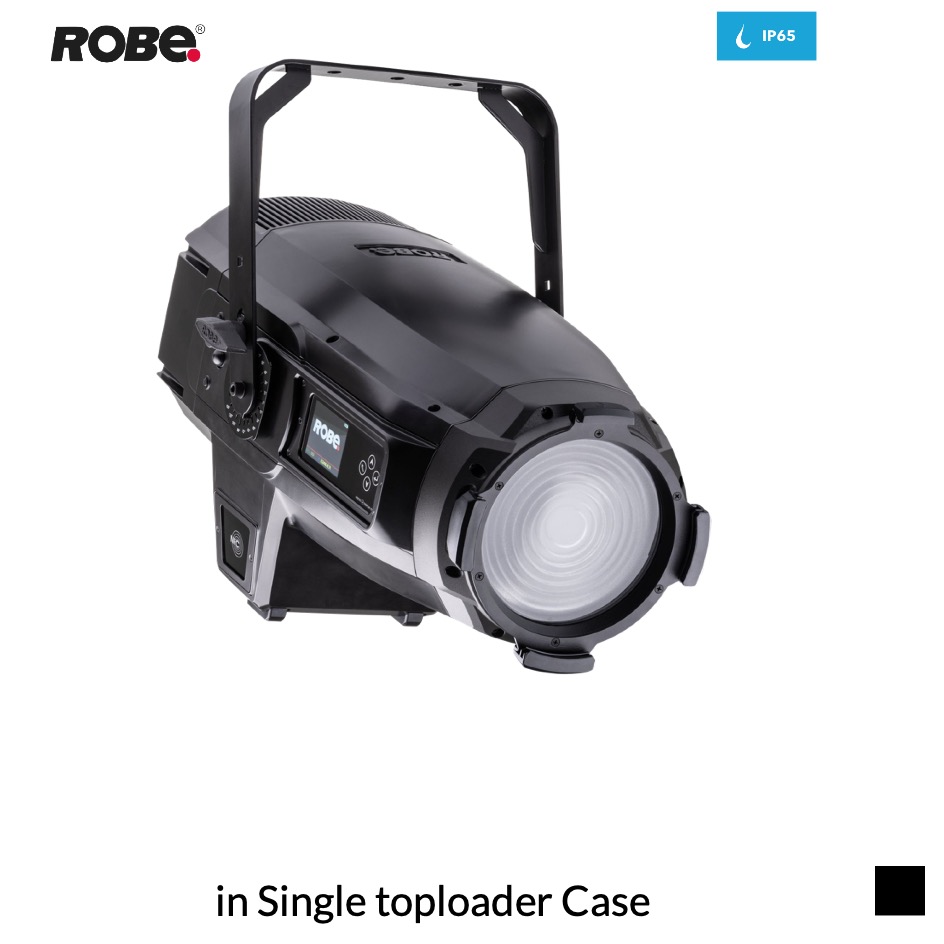Robe Robin iT12 Fresnel CRMX™ EP, RGBAL, 2700K-8000K in Single toploader Case, black
