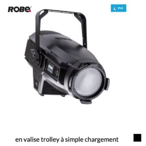 Robe Robin iT12 Fresnel CRMX™ EP, RGBAL, 2700K-8000K en valise trolley à simple chargement, noir