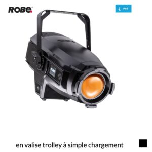 Robe Robin iT12 PC CRMX™ EP, RGBAL, 2700K-8000K en valise trolley à simple chargement, noir