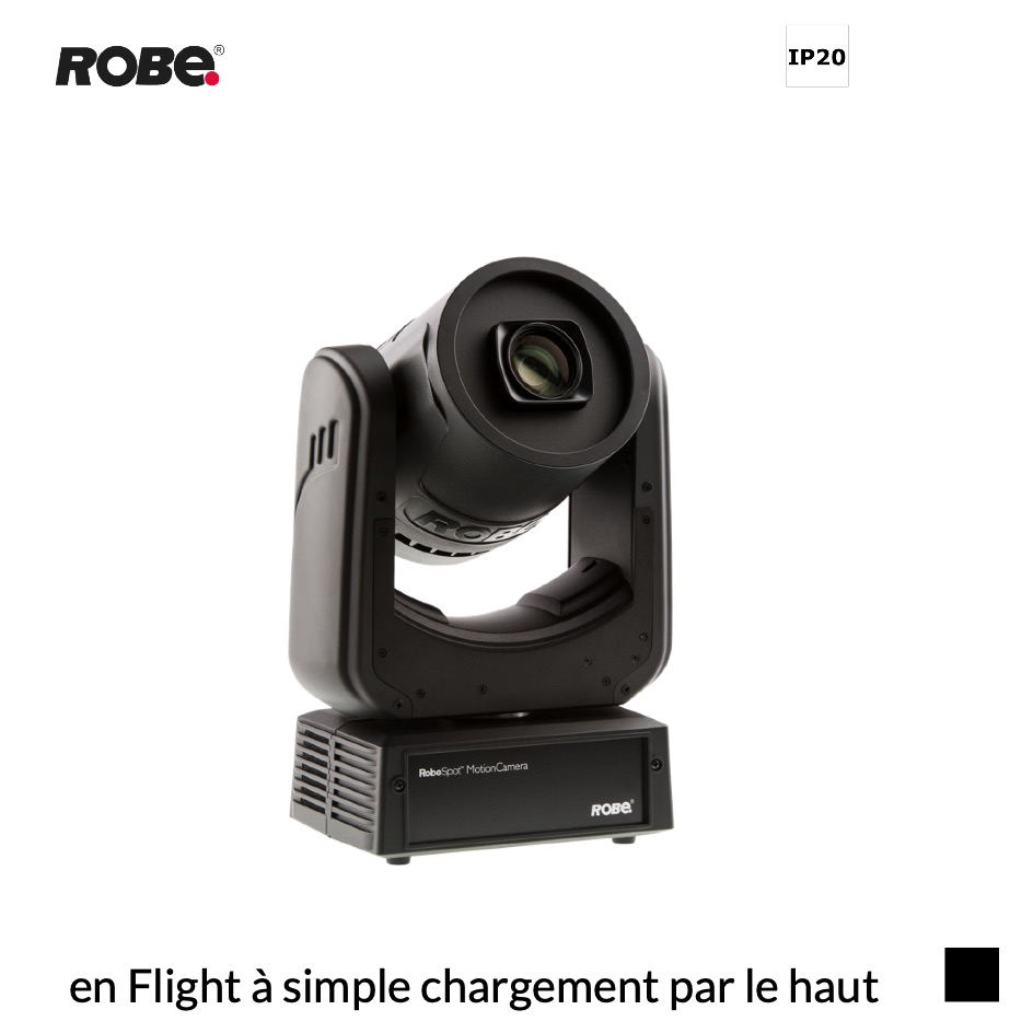 Robe RoboSpot MotionCamera en Flight à simple chargement par le haut, noir