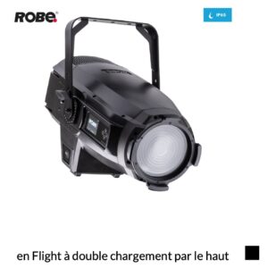 Robe Robin iT12 Fresnel CRMX™ EP, RGBAL, 2700K-8000K en Flight à double chargement par le haut, noir