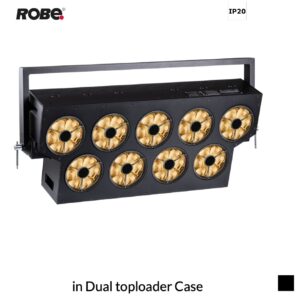 Robe SVOPATT with Driver in Dual Top Loader Case, RGBW+StrobeLED, 1700K-20000K in Dual toploader Case, black
