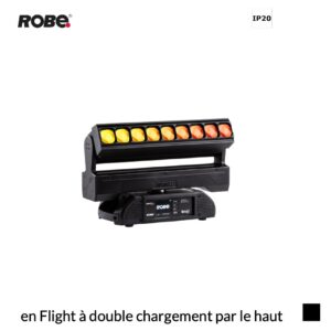 Robe Robin TetraX CRMX™ EP, RGBW, 2700K-8000K en Flight à double chargement par le haut, noir