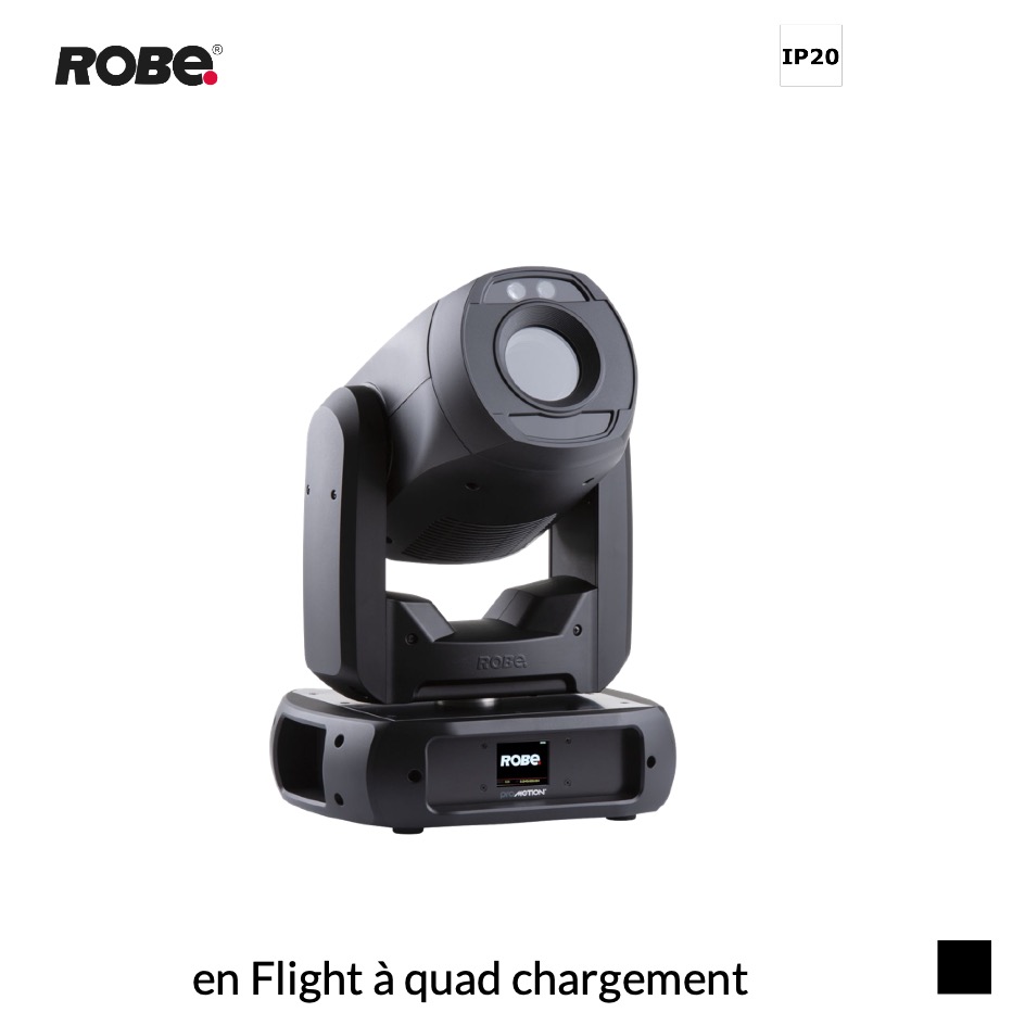 Robe Robin ProMotion, RGB, 3200K-9500K en Flight à quad chargement, noir