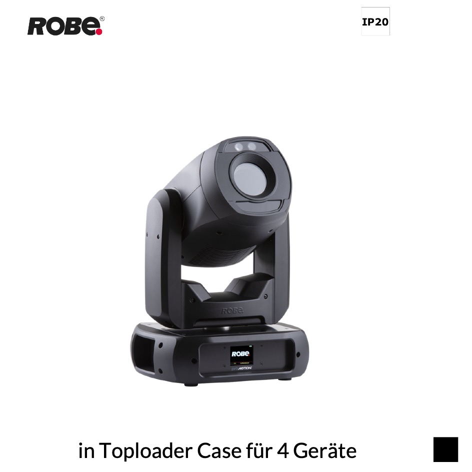 Robe Robin ProMotion CRMX™, RGB, 3200K-9500K in Toploader Case für 4 Geräte, schwarz
